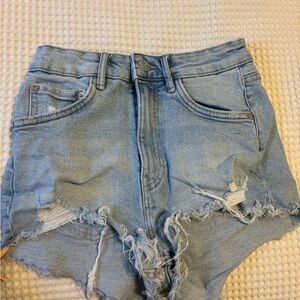 Distressed Denim Women's Shorts